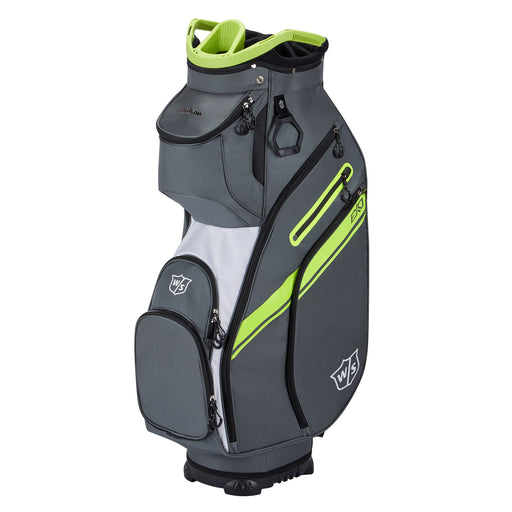 Wilson Staff EXO II Golf Cart Bag - Charc/Wht/Lime