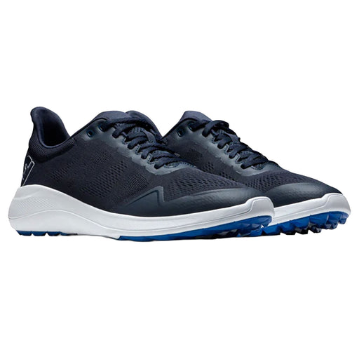 FootJoy Flex Mens Golf Shoes - Navy/White/Blue/D Medium/15.0