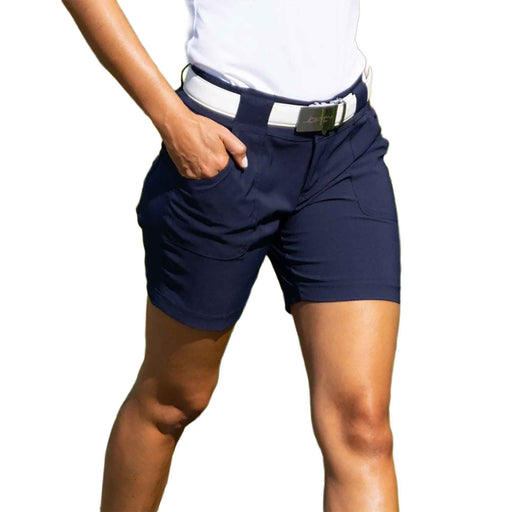 Jofit Belted 7.5 in Womens Golf Shorts