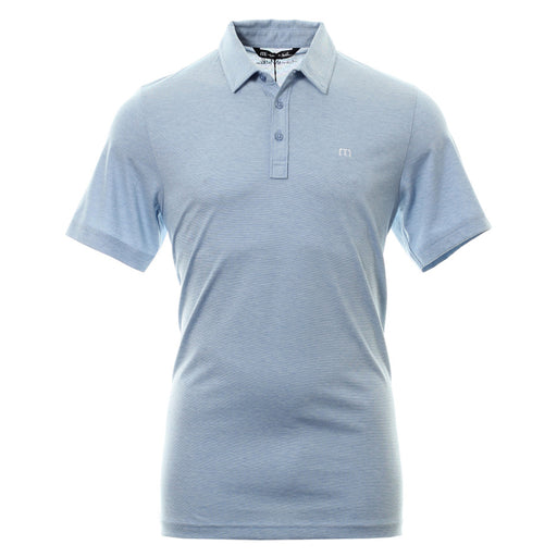 TravisMathew The Zinna Mens Golf Polo - Heather Lt Blue/XXXL