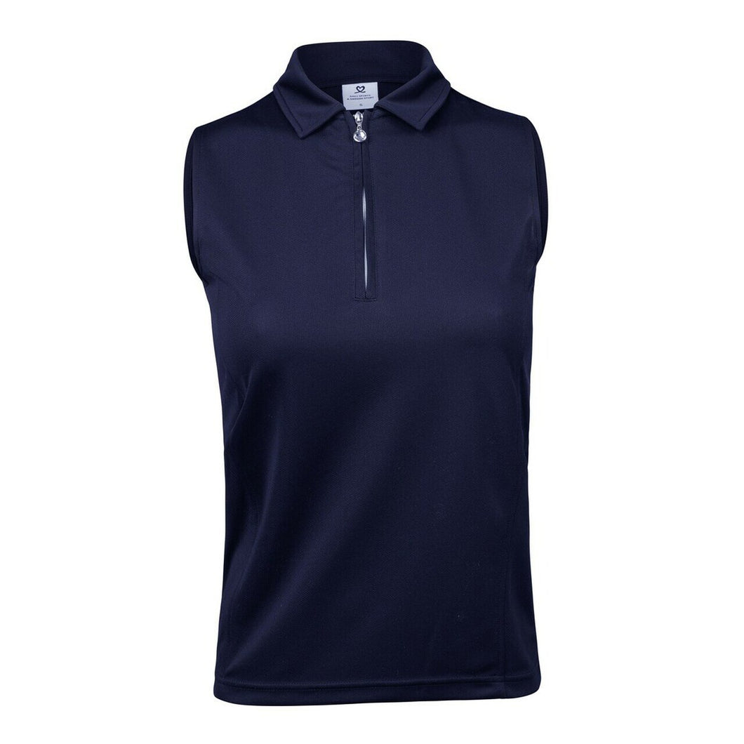 Daily Sports Macy Basic Womens SL Golf Polo - NAVY 590/XL