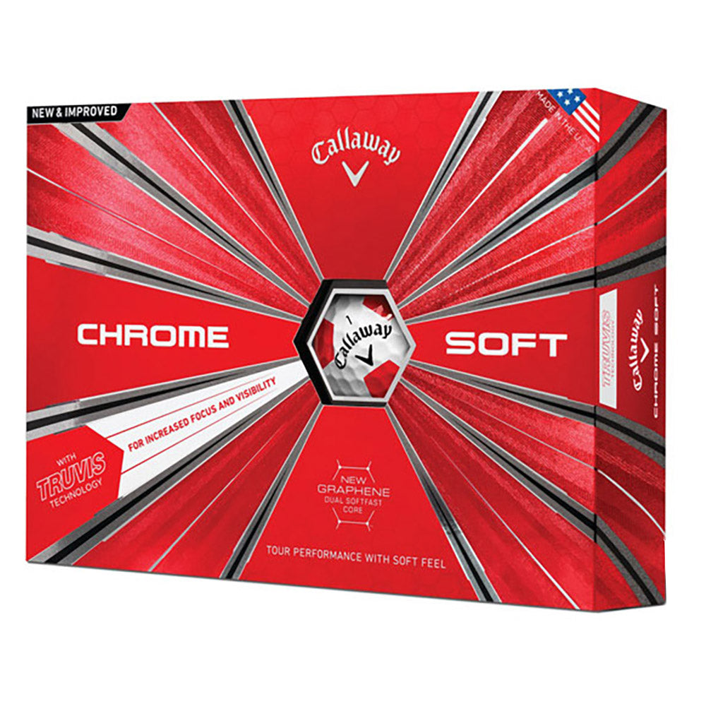 Callaway Chrome Soft Truvis Red Golf Balls - 12 - Default Title