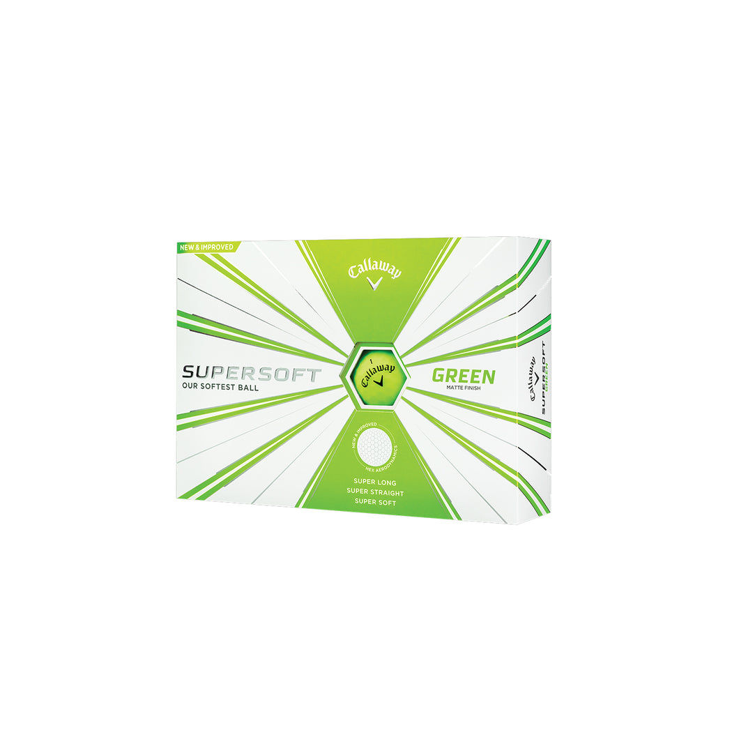 Callaway Supersoft Green Golf Balls - Default Title