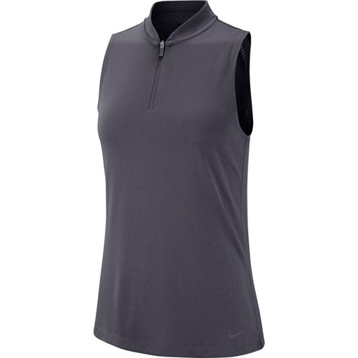 Nike Dri Fit Womens Sleeveless Golf Polo - 015 GRIDIRON/XL