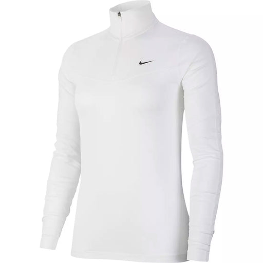 Nike UV Dri-FIT Womens Golf 1/4 ZIp - 100 WHITE/XL
