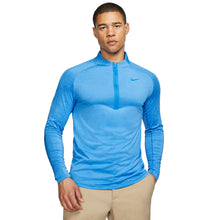 Load image into Gallery viewer, Nike Seamless Statement Mens Golf 1/2 Zip - 435 LT PHO BLUE/S
 - 1