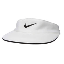 Load image into Gallery viewer, Nike AeroBill Statement Womens Golf Visor - 100 WHITE/One Size
 - 3