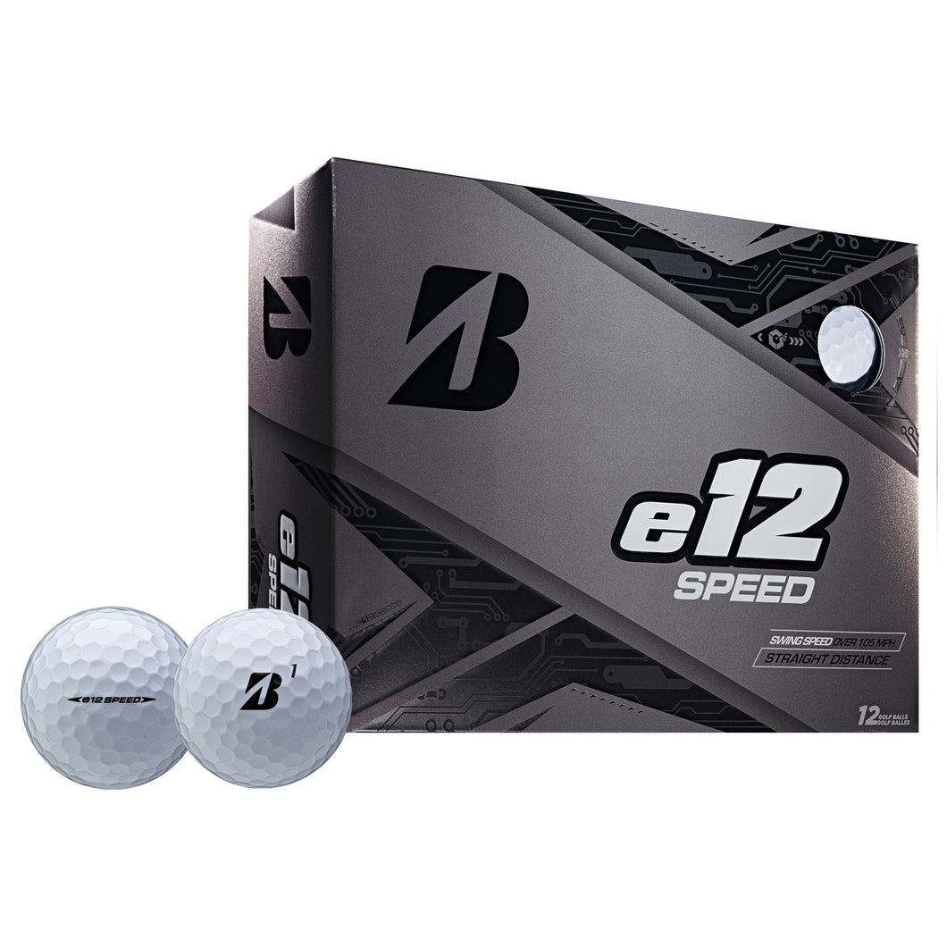 Bridgestone e12 SPEED White Golf Balls - Dozen - Default Title