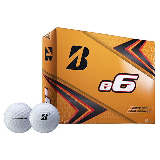 Bridgestone e6 White Golf Balls - Dozen - Default Title