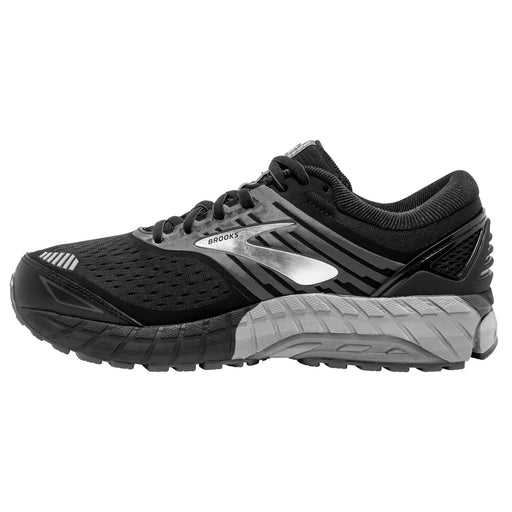 Brooks Beast 18 Black-Silver Mens Running Shoes