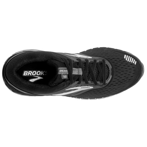 Brooks Beast 18 Black-Silver Mens Running Shoes