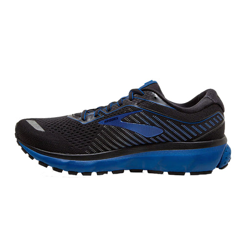 Brooks Ghost 12 Black-Blue Mens Running Shoes
