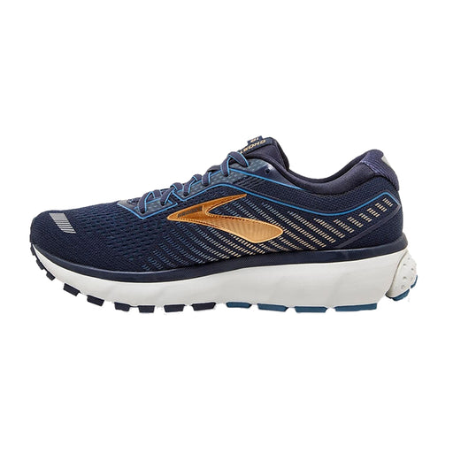 Brooks Ghost 12 Navy-Gold Mens Running Shoes