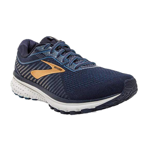 Brooks Ghost 12 Navy-Gold Mens Running Shoes