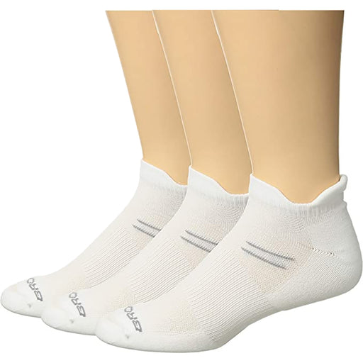 Brooks Run-In Tab 3-Pack Unisex Socks - 101 WHITE/XL