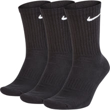 Load image into Gallery viewer, Nike Everyday Cushioned 3-Pack Mens Crew Socks - 010 BLACK/WHITE/XL
 - 1