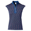 Daily Sports Alvina Night Blue Womens Sleeveless Golf Polo