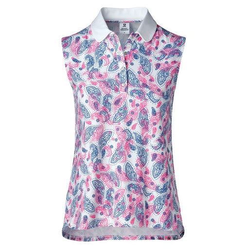 Daily Sports Patty White Womens Sleeveless Polo