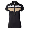 Daily Sports Kayla Black Womens Short Sleeve Golf Polo