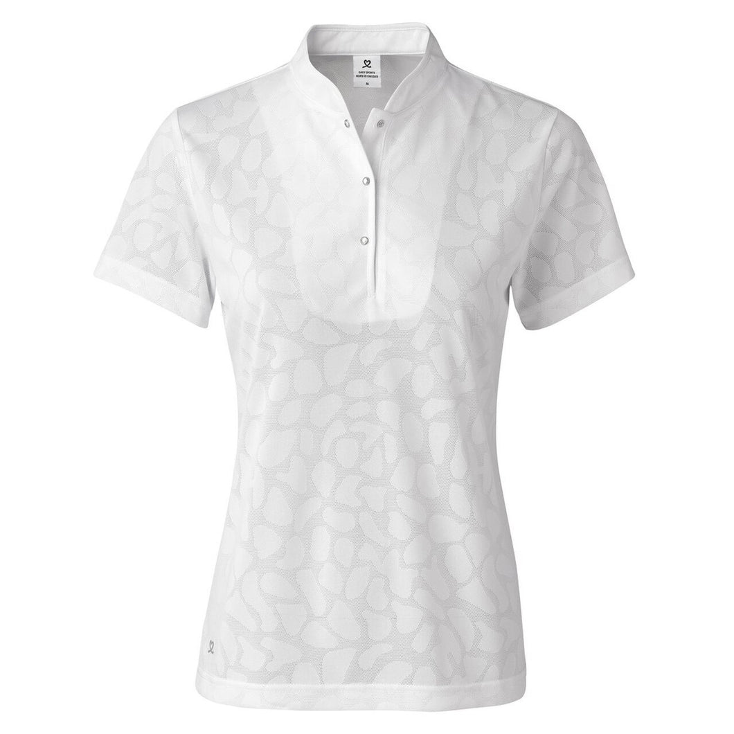 Daily Sports Uma White Womens SS Golf Polo