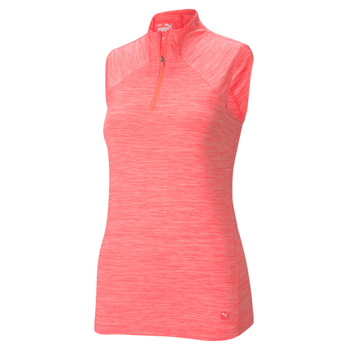 Puma Daily Mockneck Womens Sleeveless Golf Polo