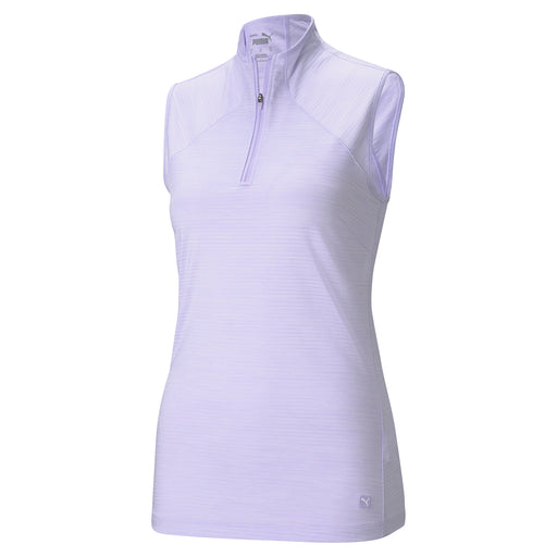 Puma Daily Mockneck Womens Sleeveless Golf Polo