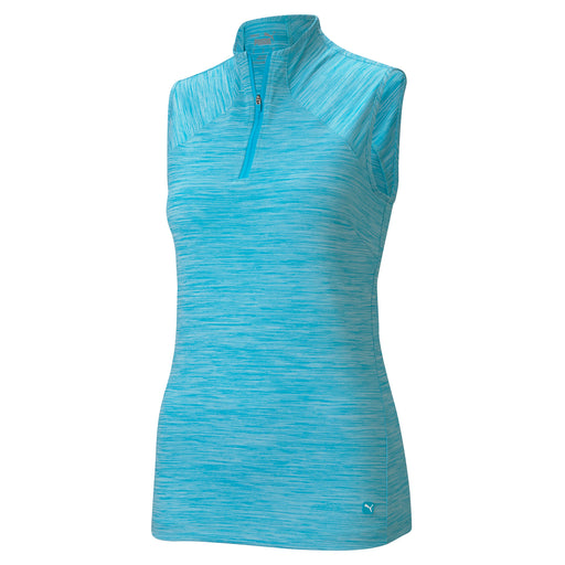 Puma Daily Mockneck Womens Sleeveless Golf Polo