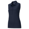 Puma Rotation Womens Sleeveless Golf Polo