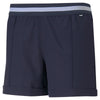 Puma Elastic 4in Navy Womens Golf Shorts