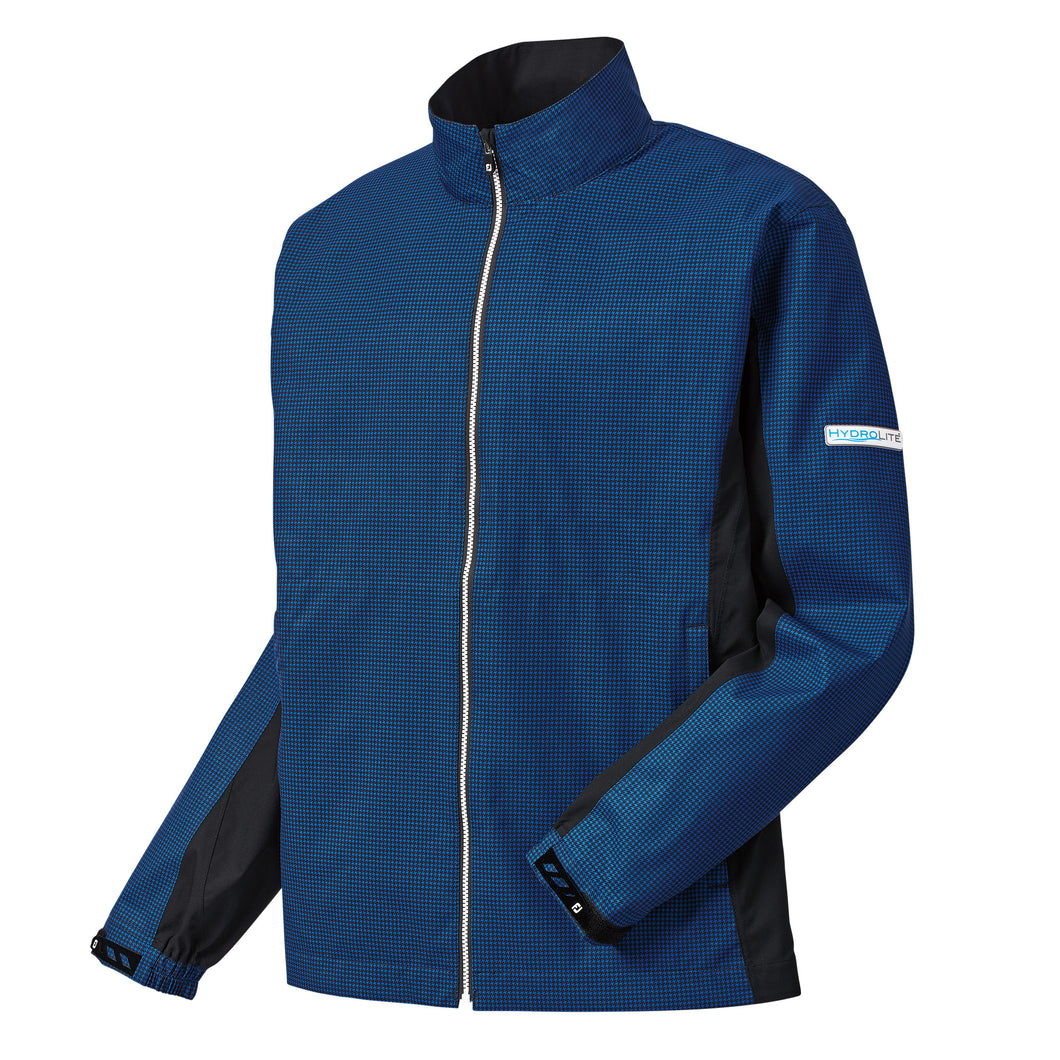 FootJoy HydroLite Royal Mens Golf Rain Jacket - Royl/Blk Hndsth/XXL