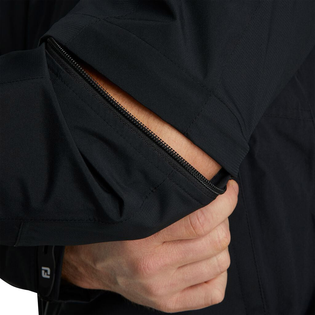Golf rain jacket zip off sleeves outlet