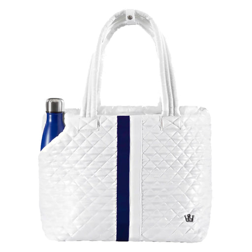Oliver Thomas Wingwoman II Large Tote Bag - White/Navy Strp/One Size