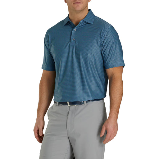 FootJoy Heather Lisle Houndstooth Mens Golf Polo