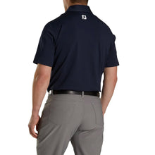 Load image into Gallery viewer, FootJoy Athletic Ft Lisle Solid Gingham Nvy M Polo
 - 2