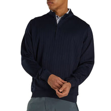 Load image into Gallery viewer, FootJoy Drop Needle Half Zip Navy M Golf Pullover
 - 1