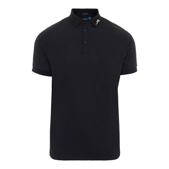 J. Lindeberg William Regular TX Jersey Black Mens Golf Polo