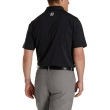 Load image into Gallery viewer, FootJoy Athletic Ft Lisle Solid Gingham Blk M Polo
 - 2