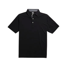 Load image into Gallery viewer, FootJoy Athletic Ft Lisle Solid Gingham Blk M Polo
 - 4