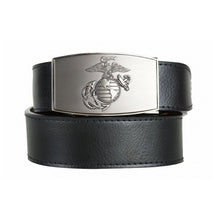 Load image into Gallery viewer, Nexbelt Marine Globe Pewter with Ebony Mens Belt
 - 1