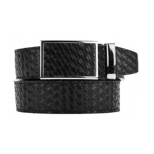 Nexbelt Go-In Basket Weave Black Golf Mens Belt