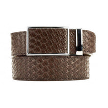 Load image into Gallery viewer, Nexbelt Go-In Basket Weave Brown Golf Mens Belt
 - 1