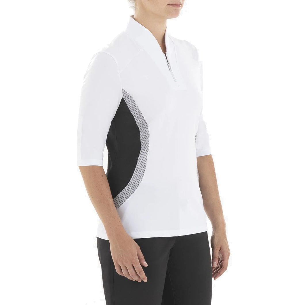 NVO Sundream Collection Sheri Womens 3/4 Shirt - 100 WHITE/XL