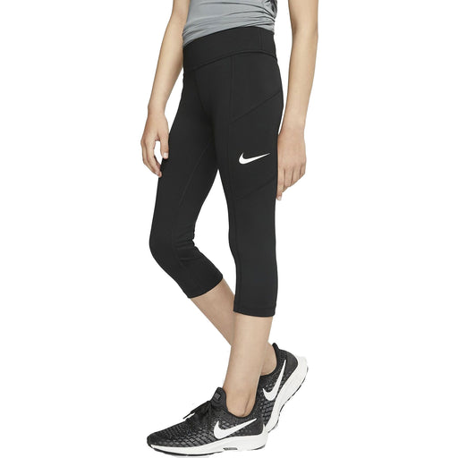 Nike Dri-FIT Trophy Girls Training Capris - 010 BLACK/L