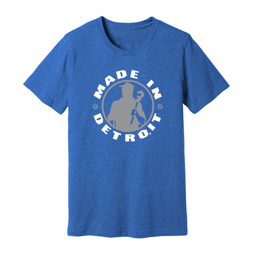 Made in Detroit MID Blue Mens T-Shirt