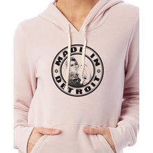 Load image into Gallery viewer, Made in Detroit Rosie Circle Fleece Womens Hoodie
 - 2