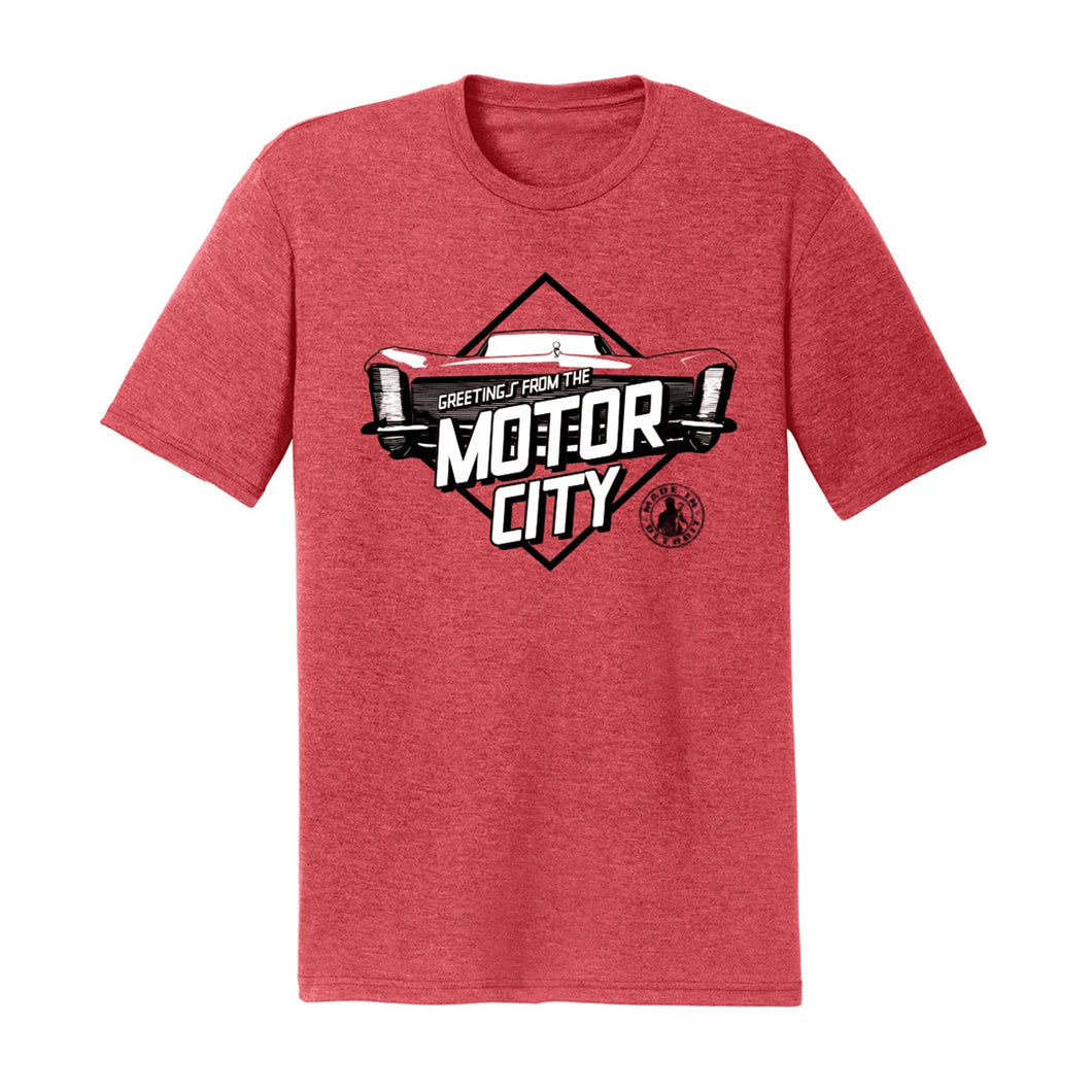 Made in Detroit Greetings Motor City Mens T-Shirt