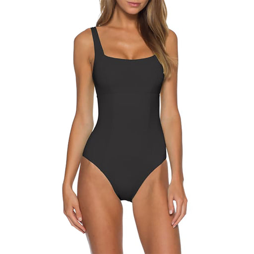Becca Color Code Square Neck One Piece Swimsuit