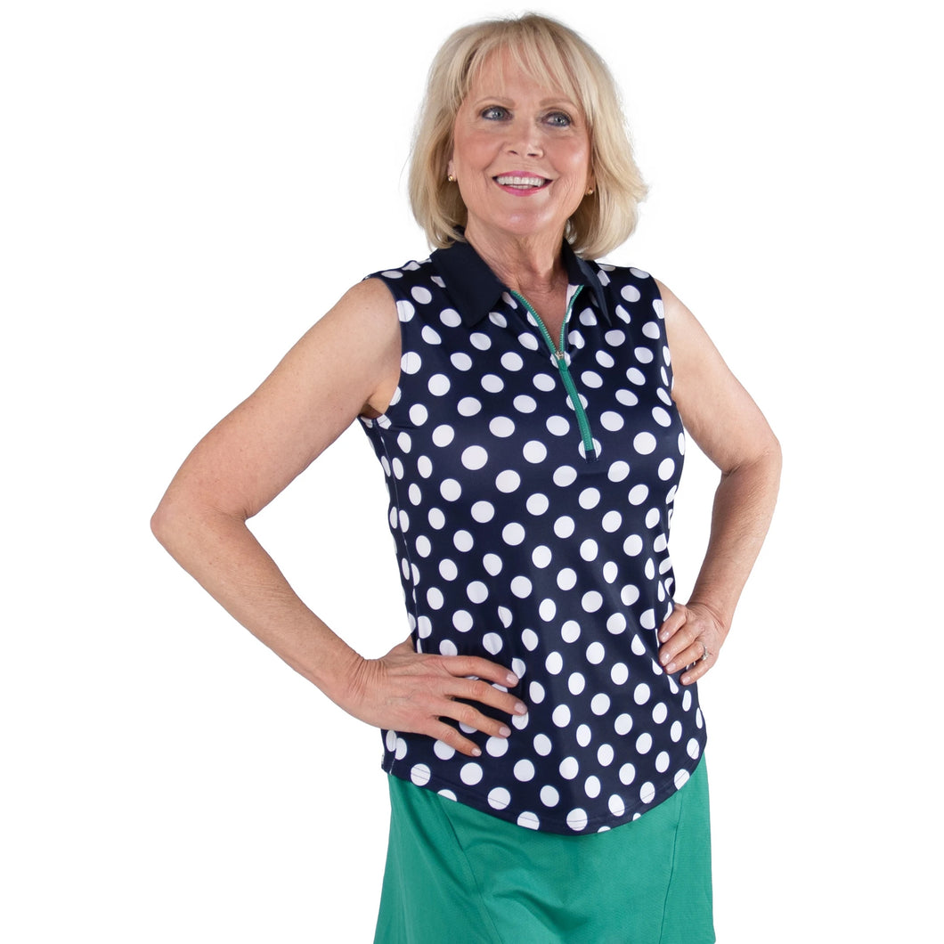 Jofit Appletini Printed Womens SL Golf Polo