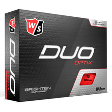 Load image into Gallery viewer, Wilson Duo Optix Red Golf Balls - Dozen - Default Title
 - 1