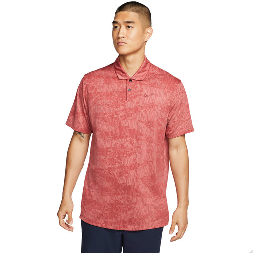 Nike Dri-FIT Vapor Camo Jacquard Mens Golf Polo - 609 SHERPA RED/XXL